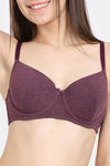 Rosaline Padded Wired Medium Coverage T-Shirt Bra - Winter Bloom — thumbnail 4